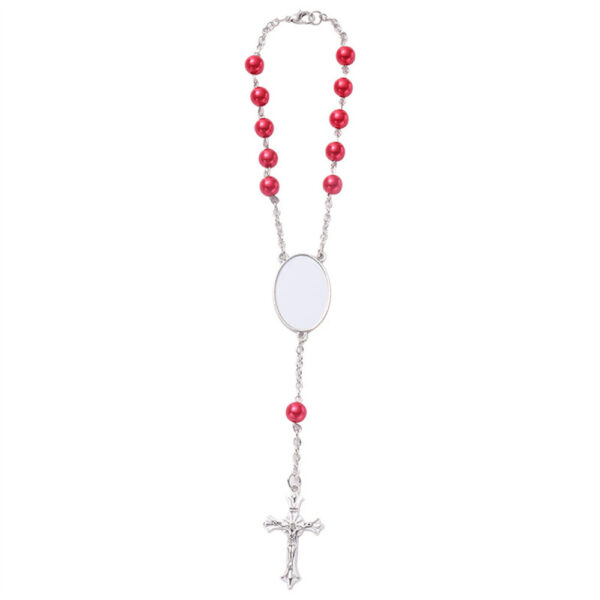 sublimation rosary bracelet