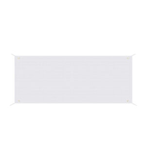 white sublimation banner 0.6x1.8m