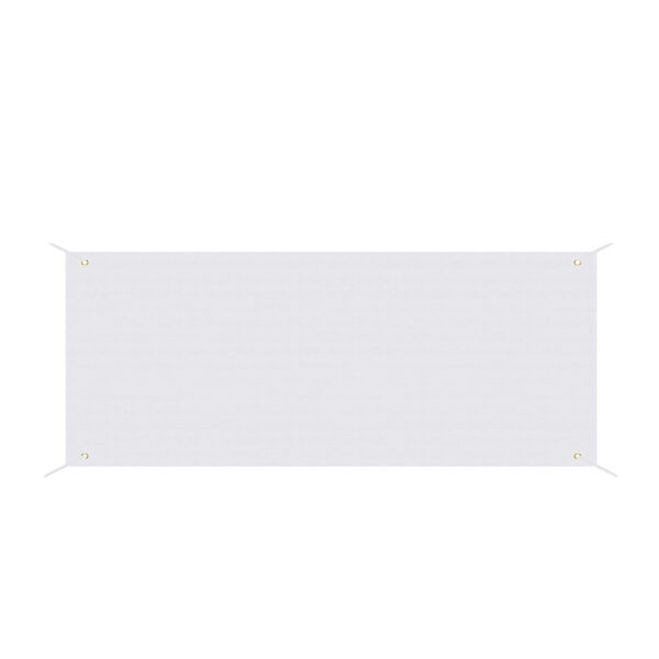 white sublimation banner 0.6x1.8m