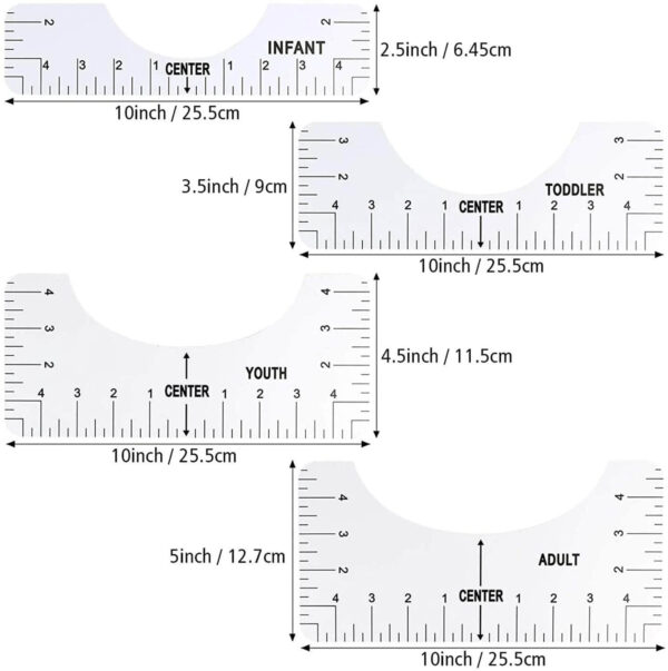 T-Shirt ruler guide