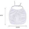 white baby bib for sublimation