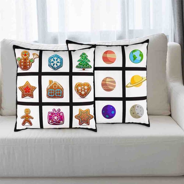 9 panel sublimation pillow