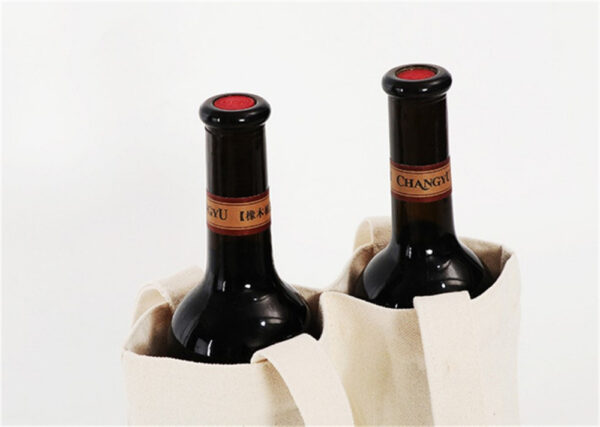 blank wine bag