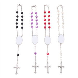 sublimation rosary bracelet