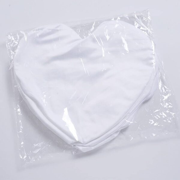 sublimation heart pillow case